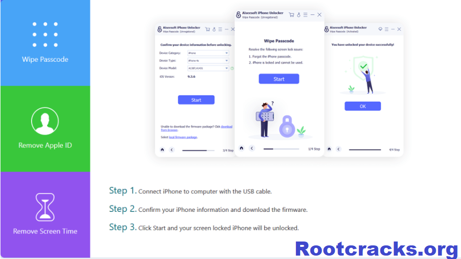 AiseeSoft iPhone Unlocker Crack